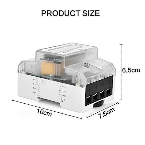 3-vaihe 4P KWh Mittari Energiamittari 230 / 400V 5-100A Digitaalinen Sähkömittari Sähkönkulutus M