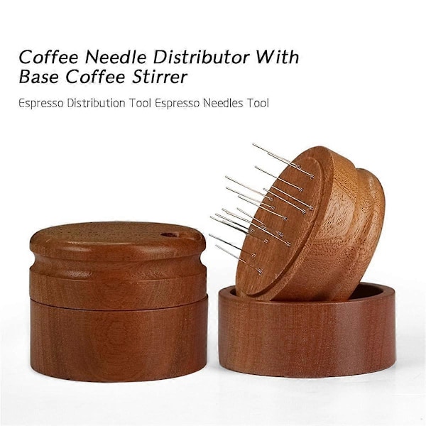 Kaffe Klud Pulver Nål Pulverdispenser Kaffe WDT Værktøj Dispenser Niveller Espresso Nål Omrører 58mm
