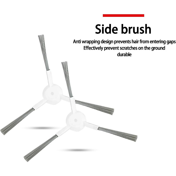 Replacement Kit Compatible with Xiaomi S20 Plus/S20+ Robot Vacuum Cleaner Accessories for Optimal Cleaning