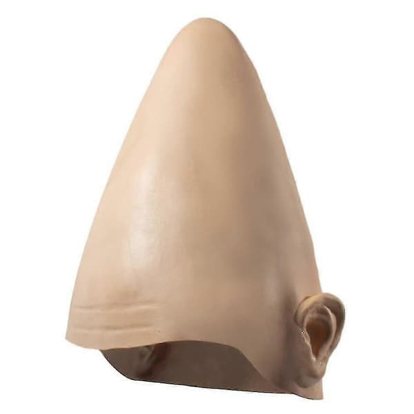 Halloween Alien Coneheads Egghode Hodeplagg Maske Skrekk Hjelm Lateksmaske Hodeplagg