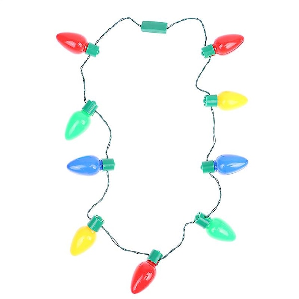Julnyhet LED-lampor Glödande Jullampa Halsband Juldekorationer För Hem Jul Navidad Nyår