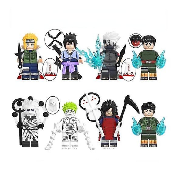 Samlelegetøj til børn Naruto Series Metkay White Minifigure Building Blocks