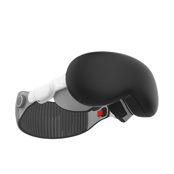 Silikonbeskyttelsesdeksel for Apple Vision Pro Svart