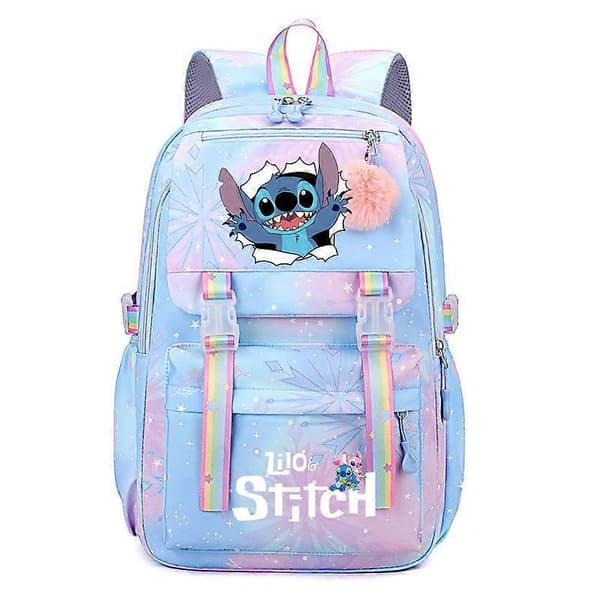 Stitch Stitch Skolväska för Studenter med Stort Utrymme och Tryck
