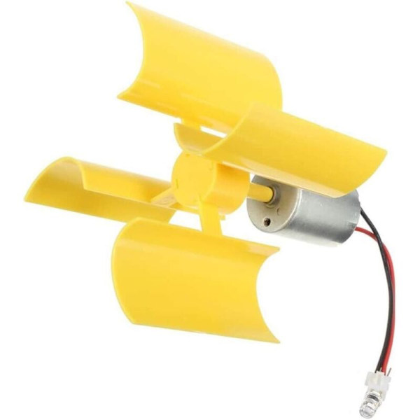 360° Mikro Vertikal Vindmølle Mini Motor til DIY