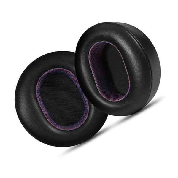 Replacement Ear Pads for compatible with Microsoft Surface Headphones 1 & 2 - Black/Purple Lambskin