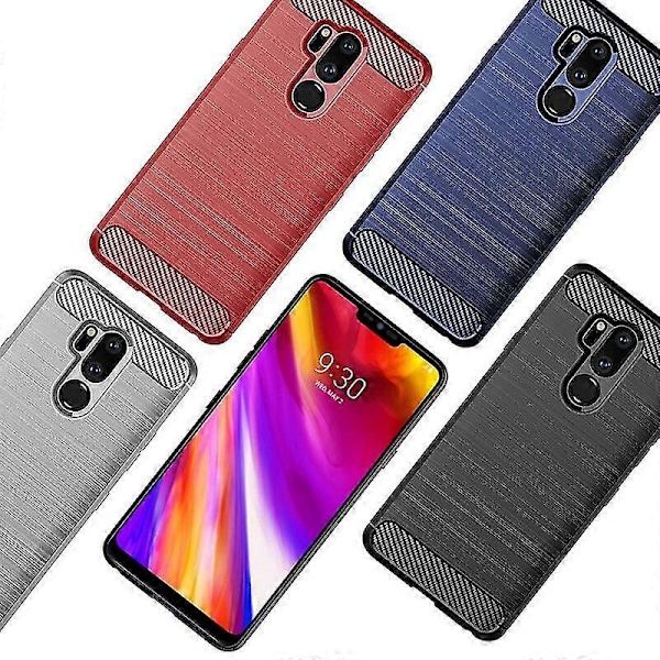 Til Lg G7 Lgg7 Thinq Silikone Ultratyndt Slim Bagcover Mat Blød Tpu