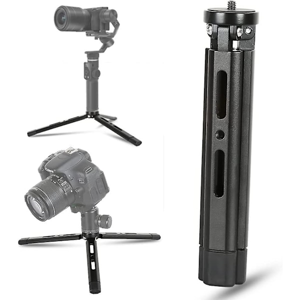 Aluminum Mini Tripod, Desktop Tabletop Stand Tripod For Zhiyun Smooth Q/4, Crane Plus/2,ronin S/sc/rsc2,gimbal Handle Grip Stabilizer Tripod