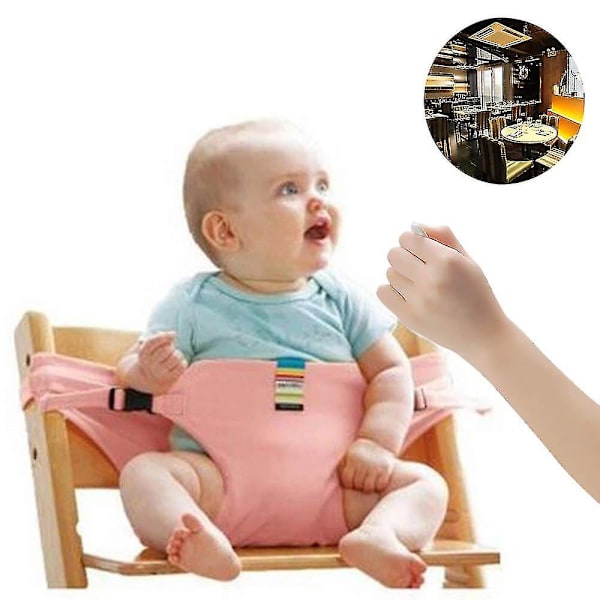 Sammenleggbar Bærbar Spisestol Setebelte Beskyttende Belte Spenne Belte For Baby Og Småbarn #yg