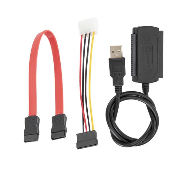 SATA / PATA/IDE till USB 2.0 Konverteringskabel Adapter för 2.5\" 3.5\" Hårddisk