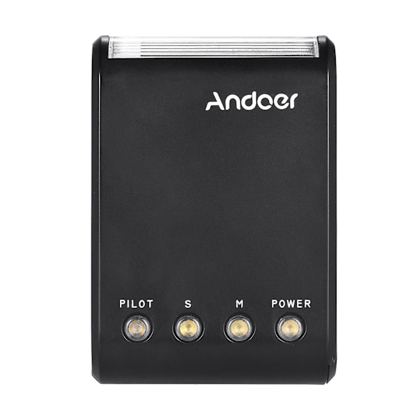 Andoer WS-25 Professionel Bærbar Mini Digital Slave Flash Speedlite On-Camera Flash med Universal