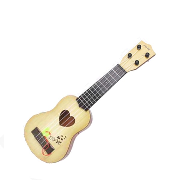 Ukulele leksak navetta simuloi kitara kan spela upplysning pedagogiska musiikkiinstrumentti musiikki leksak Khaki