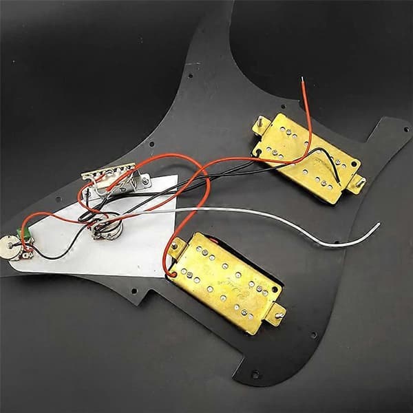 SQ Elgitarr Laddad Förkopplad Slagplatta Gitarrplektrumskydd Elgitarrplektrumskydd Pickup A