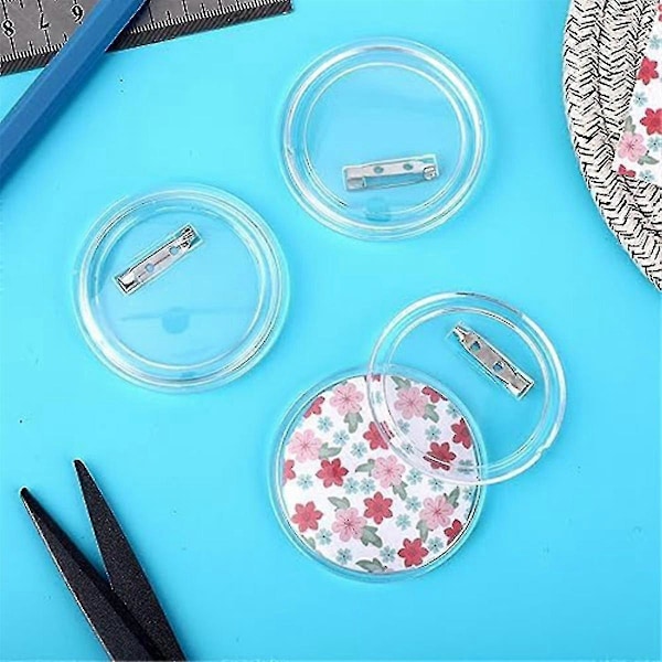 Sæt med 15 Akryl Knappenåle, Knappenåle Lav Dine Egen Knapper Billede Knapper Badge Til DIY Håndværk