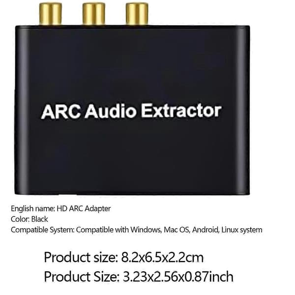 HDMI-kompatibel ARC Audio Extractor