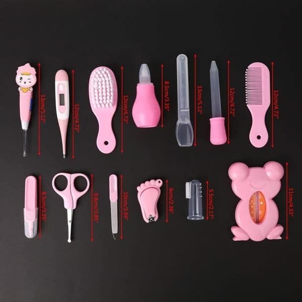 Vård- och hälso-kit för bebisar - Rosa