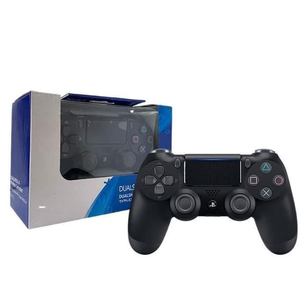 PS4 trådløs gamepad, Bluetooth, dobbelthoved, joystick, gamepad til 4 spilkonsoller, gletsjerhvid