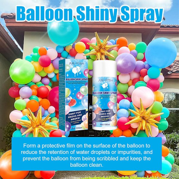 Ultra Ballong Högglans Spray Speciellt Formulerad Ballongglansspray för Varaktig Glansfinish