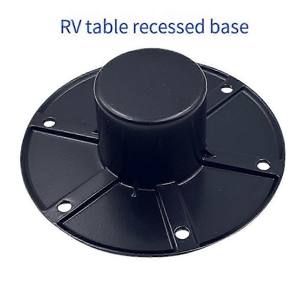 RV Husvagnsbord Basfäste Sockel Bas Rund Infälld Bordsbensbas jn