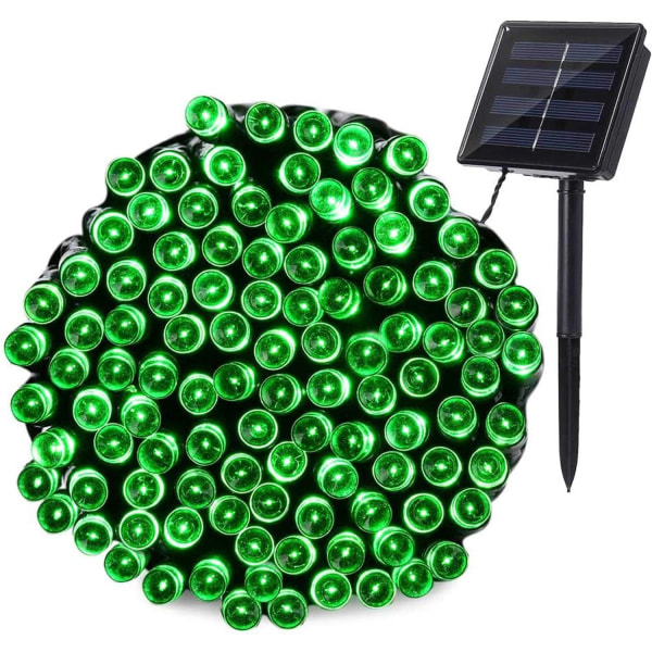 Solar Christmas Light 72,1 ft 200 LED 8 Patterns Solar String Light Waterproof Solar Fairy Light Garden Green-jbk