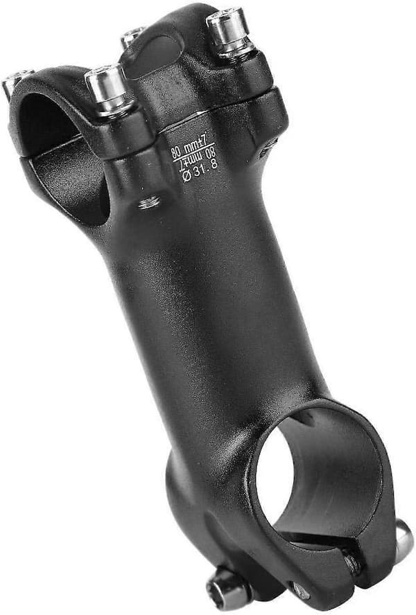 Justerbart cykelstyr i aluminium til de fleste cykler (sort) (1 stk.)