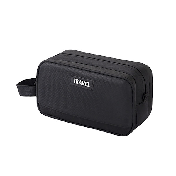 Spacious Toiletry Bag with Multiple Compartments Black