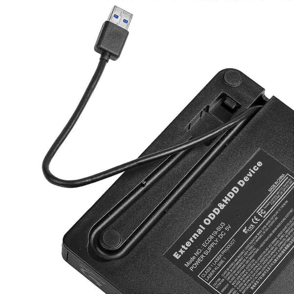Ekstern Blu-ray-stasjon USB 3.0 BD Combo-spillerleser DVD CD RW-brenner js