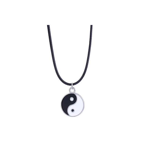 2 kpl Yin Yang -kalan kaulakorusetti - Pariskunnan riipus, sopii pareille, väri: A2688-2