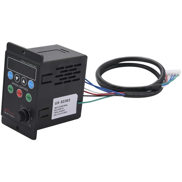 Ux-52 Digital Display Motorhastighetskontroller Motorregulator Mykstartverktøy 220V Ac 6W-400W