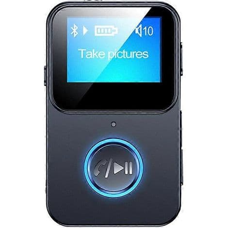 Bluetooth FM-sender med trådløs voltmeter og lydadapter