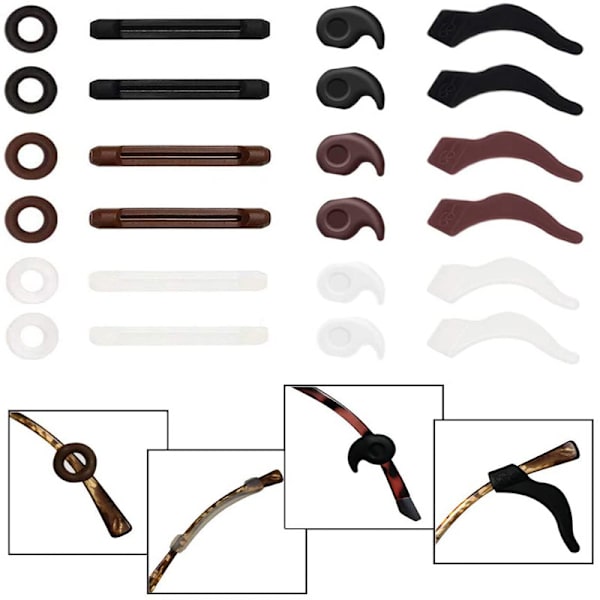 Ear Hooks for Glasses 12 Pairs