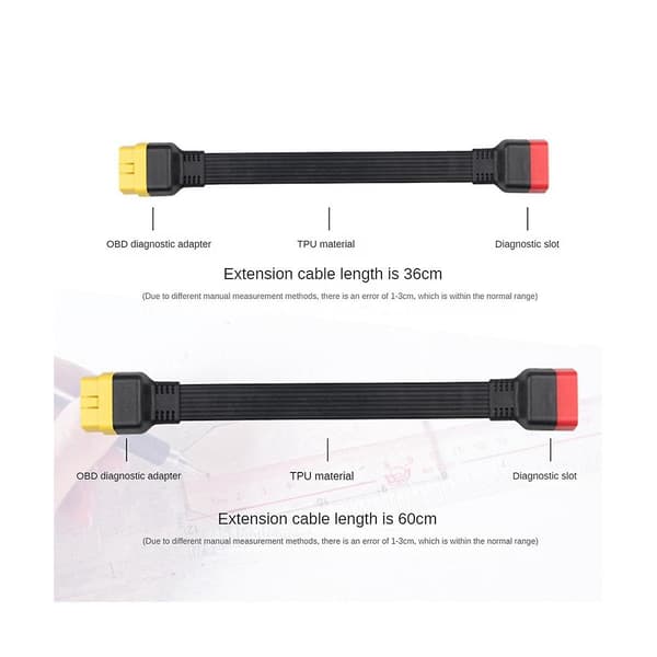 Pro3s+ Forlængerkabel Obd Bluetooth Connector Forlængerkabel Bildetektor X431obd 60cm