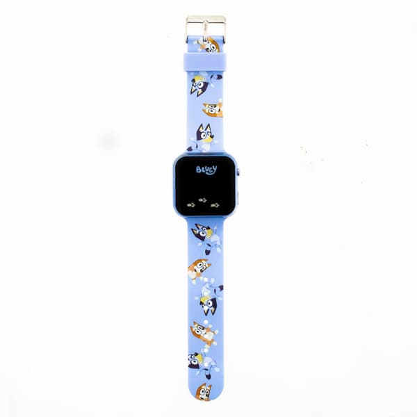 Bluey och Bingo LED Armbandsur med Tryckta Armband
