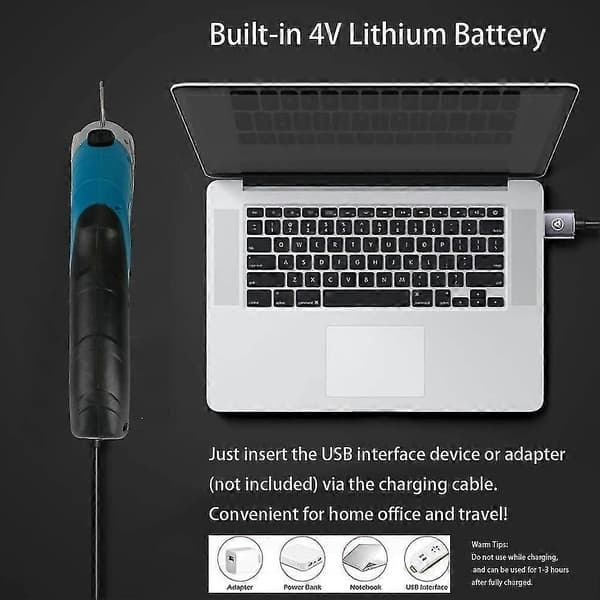 Elektrisk energisaks med innebygd batteri, elektrisk kutter med 4V litium multikutter