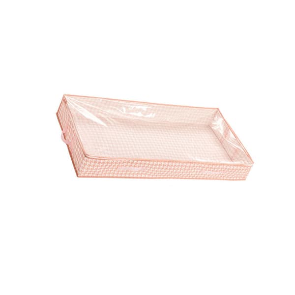 Oppbevaringsveske under sengen, klesplagg med lokk Rosa