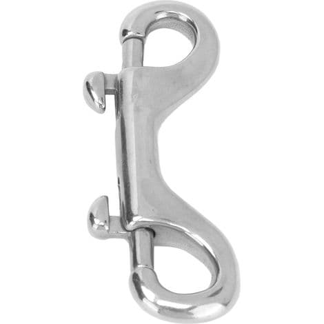 Dobbeltendet 316 rustfritt stål karabinkrok for 100 mm marinekabel