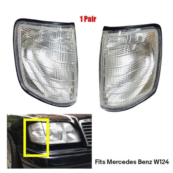 1 par front hjørnelys blinklys lampe til - W124 E320 E420 E500 1994-1996 1248261143 124826124