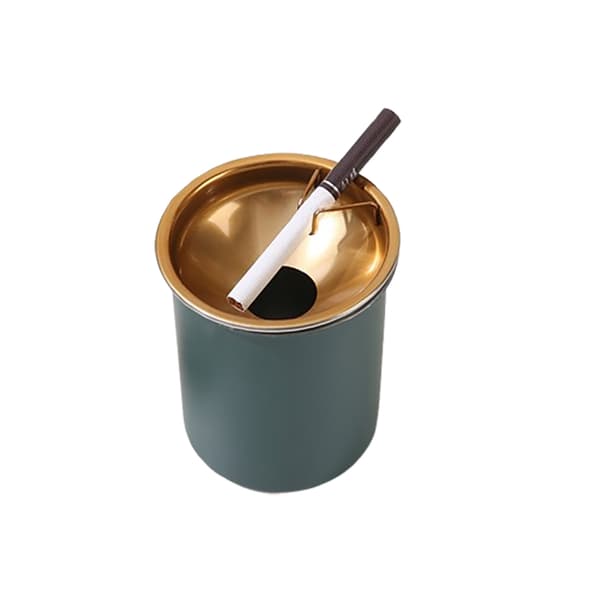 Teal Ashtray Stylish Stainless Steel Ashtray Green
