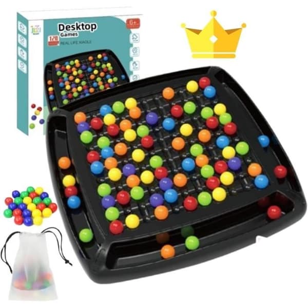 Brädspel - Intellektuellt schack - Dubbelduell - 120 bollar - Strategispel - Regnbåge