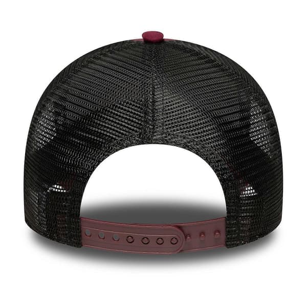 New Era A-Frame Mesh Trucker Cap - AS Roma bordeaux
