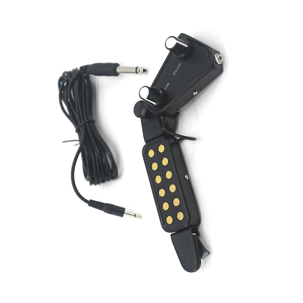 Akustisk Gitar Sound Hole Pickup Folk Klassisk Gitar Pickup Justerbar Volum Tone Uten Åpne Hull