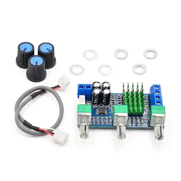XH-M567 DC 12-24V 80Wx2 Digital Audio TPA3116D2 Diskant Bas Regulerende Forudindstillet Forud Dobbeltkanals Forstærker