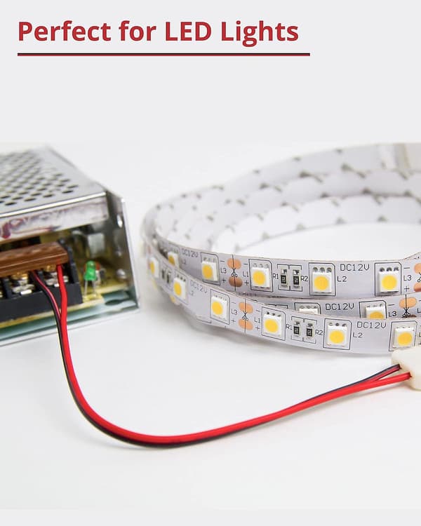 22 Awg elektrisk ledning - 20m 2-trådet kabel til LED-stribe lys