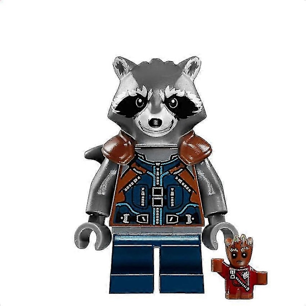 9 Stycken Guardians Of The Galaxy Minifigurer Byggklossleksaker Presenter