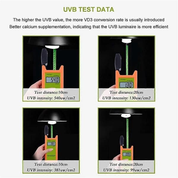 UVB Meter UVB Tester Høj Nøjagtighed UVB Detektor UVB Testinstrument til Reptil