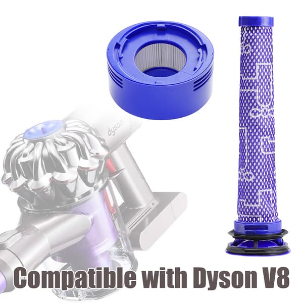 Esisuodatin ja jälkisuodatin Dyson V8 -pölynimuriin, 2 kpl