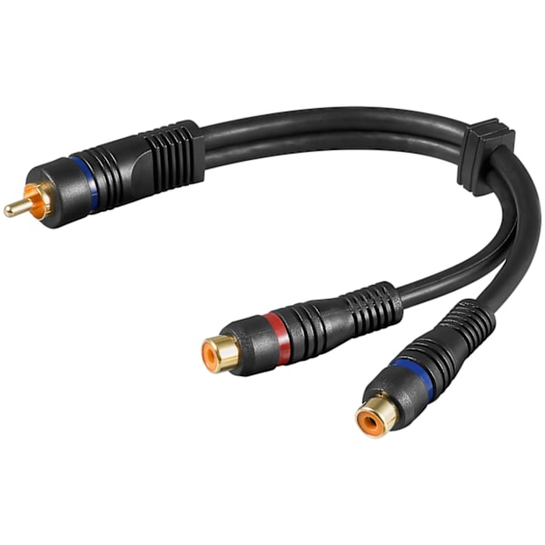 Audio Y-splitter cable
