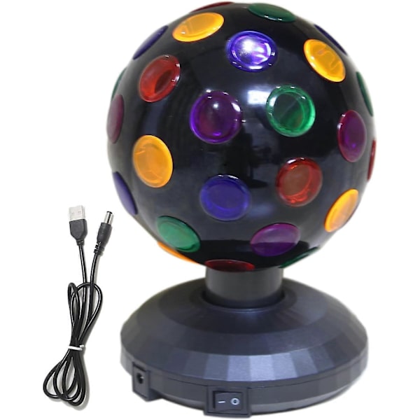 15 cm Roterende Diskokule Scenebelysning USB-drift Diskokule