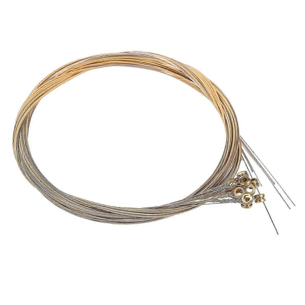 12 stk. Gitarstrenger i rustfritt stål, erstatning, 12 strenger sett for gitardeler tilbehør JP