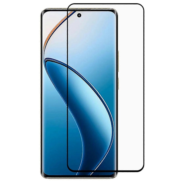 Härdat glasskyddsfilm för Realme 12 5G, silkescreen-tryck, ultraklart mobiltelefonskydd